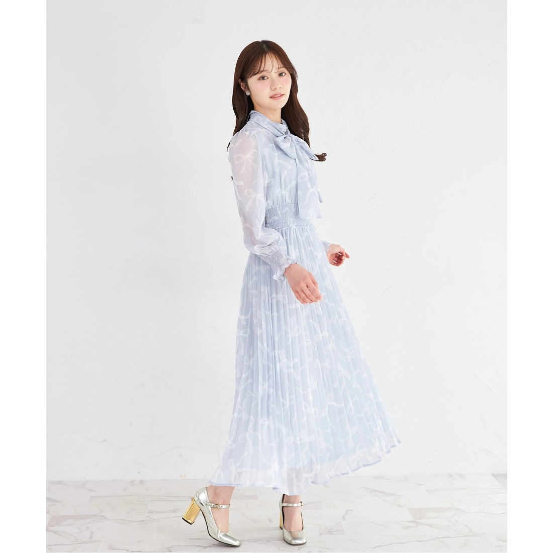 トッコクローゼット tocco closet 2WAYボウタイリボン付きリボン