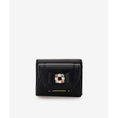 ★カラフルストーンミニ財布 (ブラック)