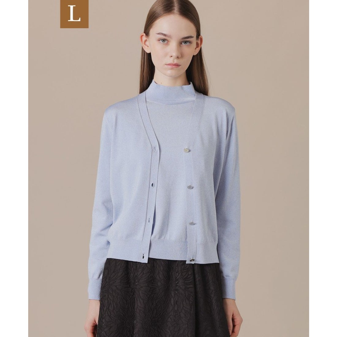 マッキントッシュ ロンドン MACKINTOSH LONDON 【L】シルキーラメニットカーディガン （ブルー） - ファッション通販 ...