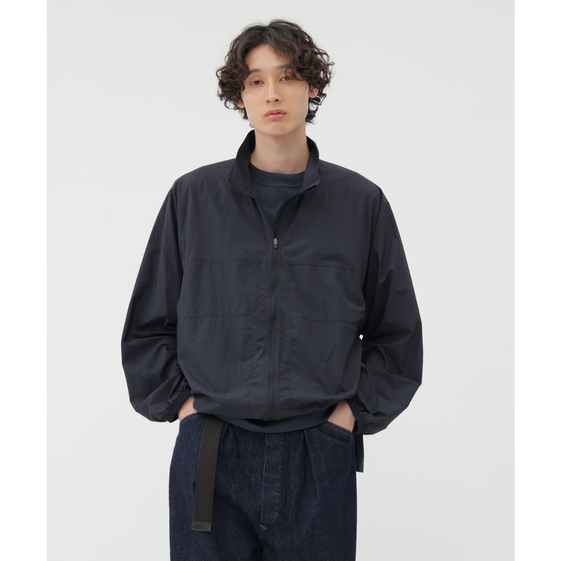 エムエイチエル MHL. PROOFED LIGHT NYLON TAFFETA BLOUSON （BLACK） - ファッション通販 ...