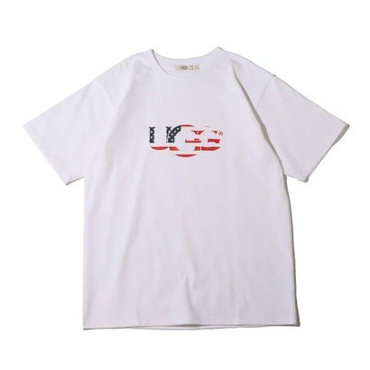 
                        USロゴプリント Tシャツ （WHITE）