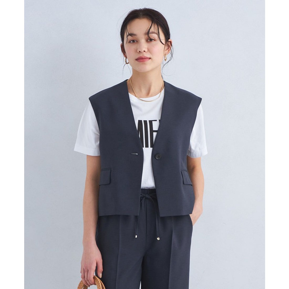 UNITED ARROWS green label relaxing スラブオックス ジレ - ファッション通販 MAGASEEK(マガシーク)