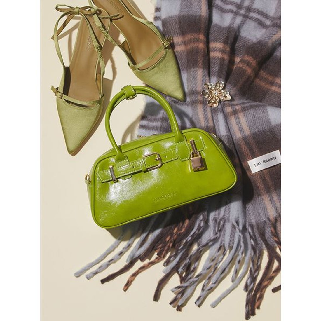 リリーブラウン LILY BROWN 2wayミニボストンバッグ （GRN） -ファッション通販 FASHION WALKER