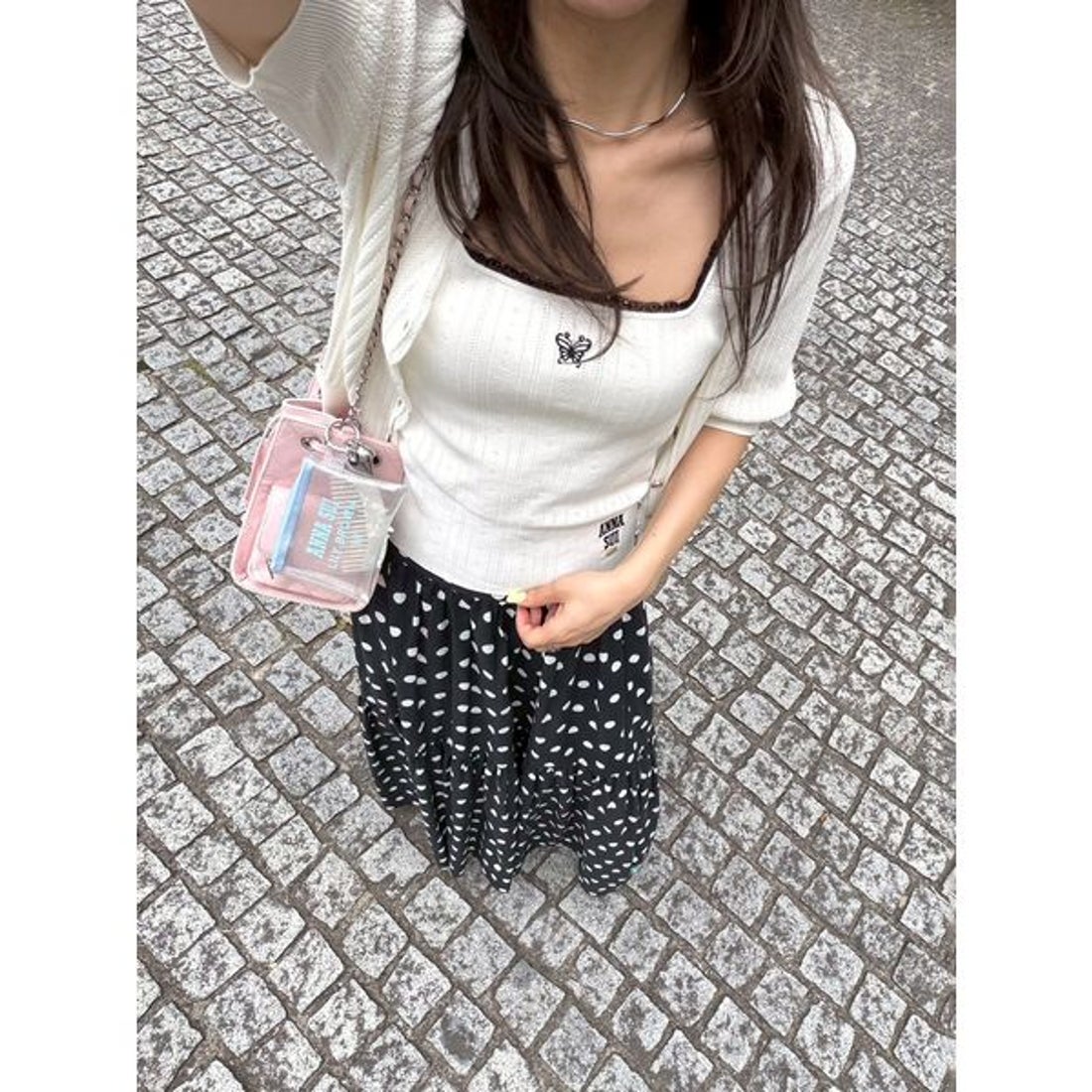 リリーブラウン LILY BROWN 【LILY BROWN×ANNA SUI】バイカラーニット