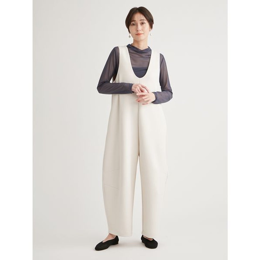 エミ emmi eco ダンボールコクーンコンビネゾン （IVR） - ファッション通販 d fashion