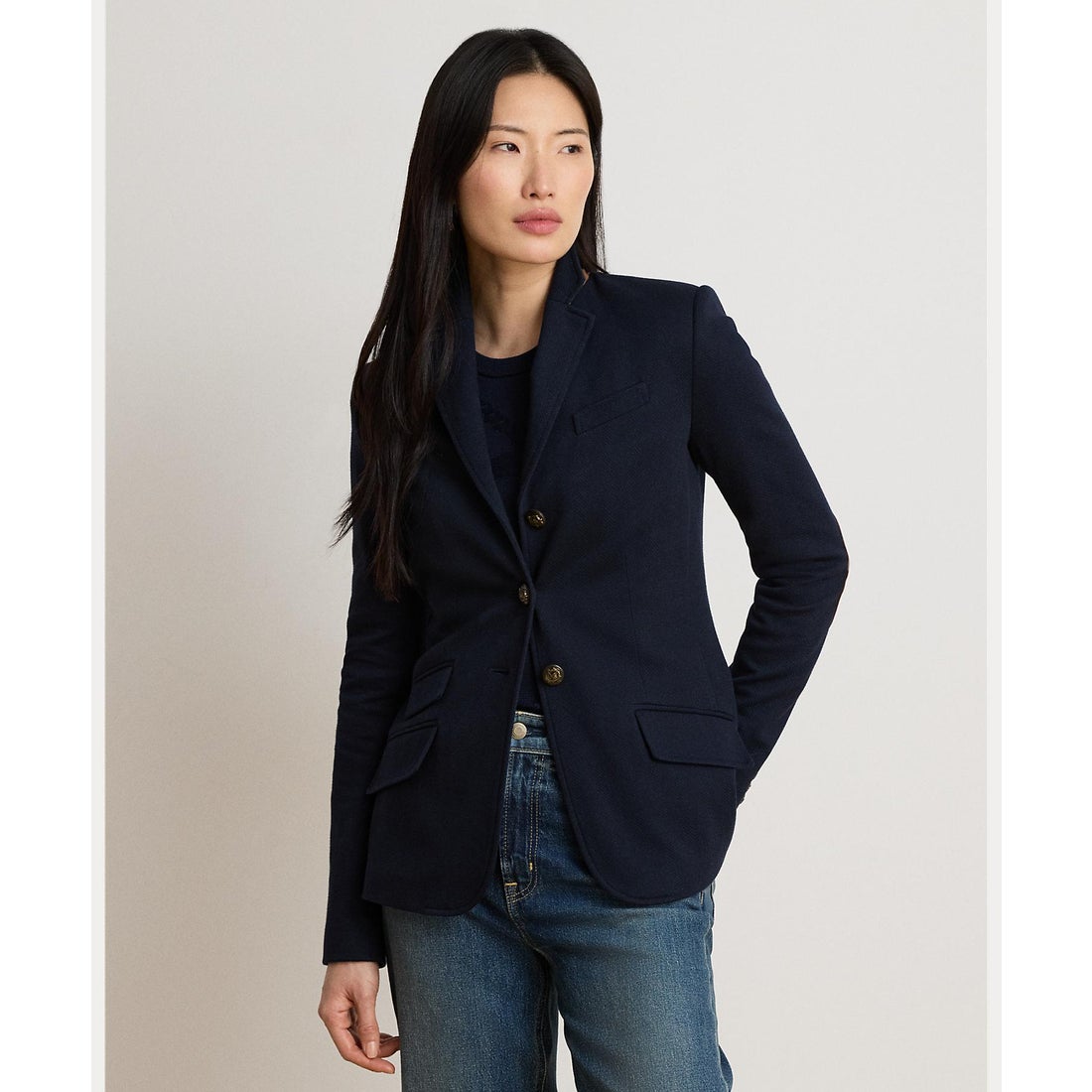 ローレン ラルフ ローレン LAUREN RALPH LAUREN コットン ヘリンボーン