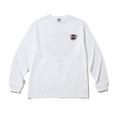 ルツボ 坩堝(RUTSUBO) 熊手 ロングスリーブ Tシャツ（熊手 LS/S T-SHIRTS ( 画工遊鷹 )） （WHITE）｜詳細画像