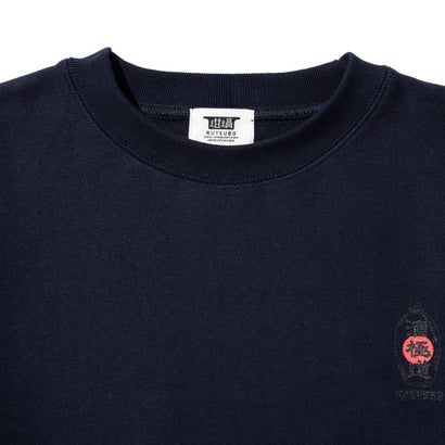 ルツボ 坩堝(RUTSUBO) サケゴクドウ クルー スウェット（酒極道 CREW SWEAT (RUTSUBO×画工遊鷹）） （NAVY）｜詳細画像