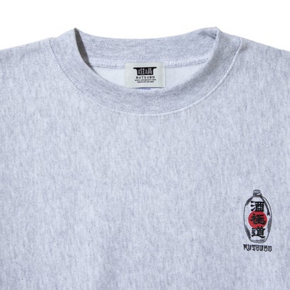 ルツボ 坩堝(RUTSUBO) サケゴクドウ クルー スウェット（酒極道 CREW SWEAT (RUTSUBO×画工遊鷹）） （ASH）｜詳細画像