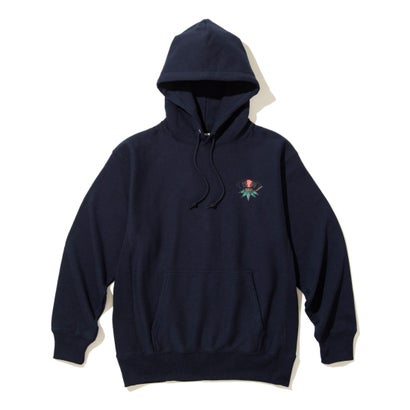 ルツボ 坩堝(RUTSUBO) クマデ プルオーバー フーディー（KUMADE PULLOVER HOODIE (RUTSUBO×画工遊鷹）） （NAVY）｜詳細画像