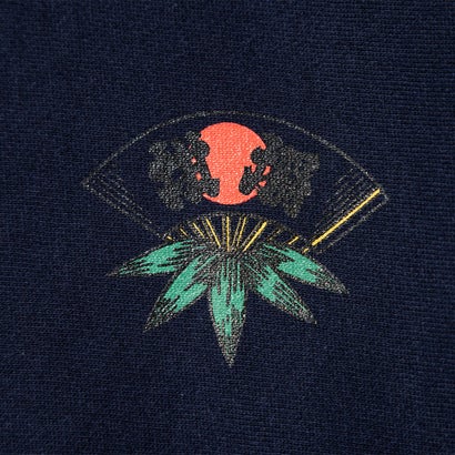 ルツボ 坩堝(RUTSUBO) クマデ プルオーバー フーディー（KUMADE PULLOVER HOODIE (RUTSUBO×画工遊鷹）） （NAVY）｜詳細画像
