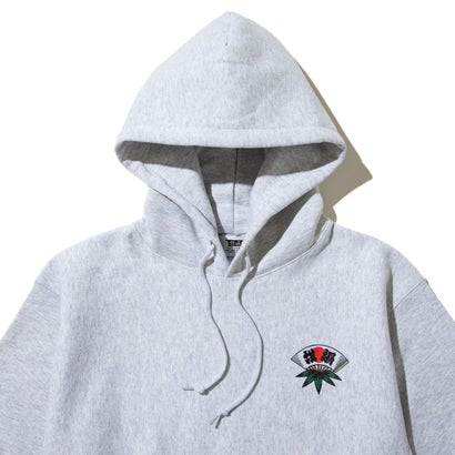 ルツボ 坩堝(RUTSUBO) クマデ プルオーバー フーディー（KUMADE PULLOVER HOODIE (RUTSUBO×画工遊鷹）） （ASH）｜詳細画像