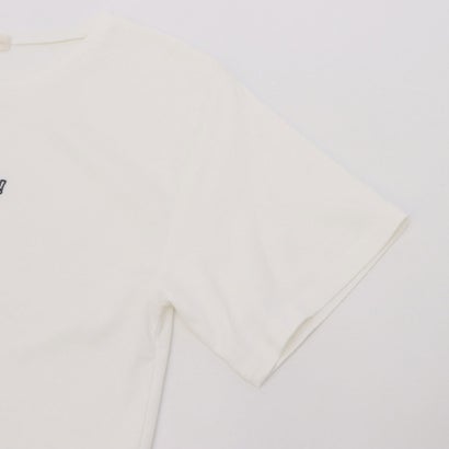 刺繍ロゴクロップドTシャツ （オフホワイト）｜詳細画像
