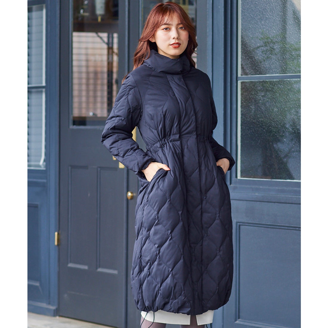 トゥエルブアジェンダ 12Twelve Agenda ダイヤキルティングロング 