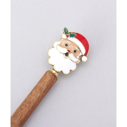 クリスマスウッドカトラリー サンタフォーク【返品不可商品】 （その他）｜詳細画像