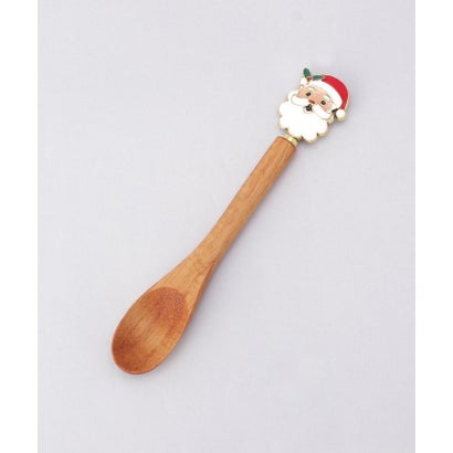 クリスマスウッドカトラリー サンタスプーン【返品不可商品】 （その他）｜詳細画像