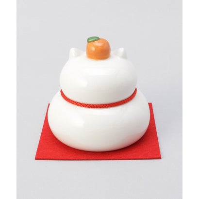 陶器の猫鏡餅 L （その他）｜詳細画像