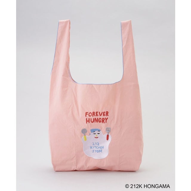 ◆刺繍エコバッグS GHOST PK ＜HONGAMA ホンガマ＞ （その他）