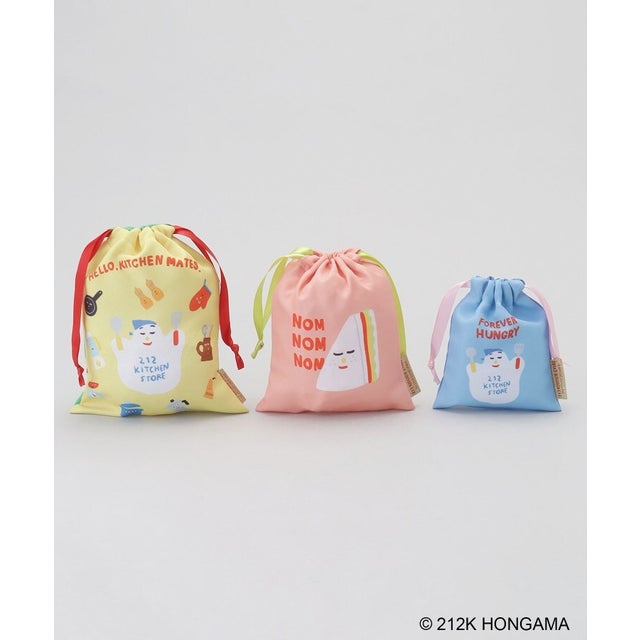 ◆巾着3Pセット ＜HONGAMA ホンガマ＞ （その他）