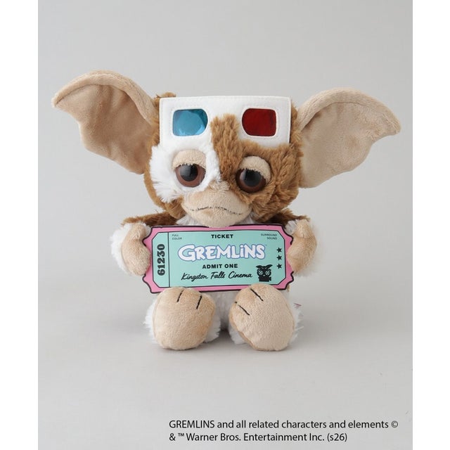 ◆ぬいぐるみ 25cm 3Dメガネ&チケット ＜GREMLINS グレムリン＞ （その他）
