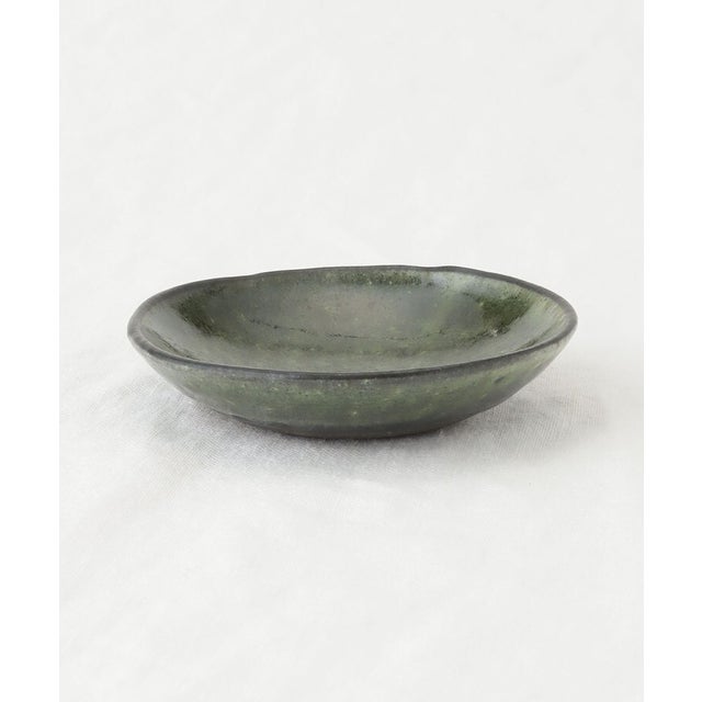 彩雫 豆皿 グリーン （その他）