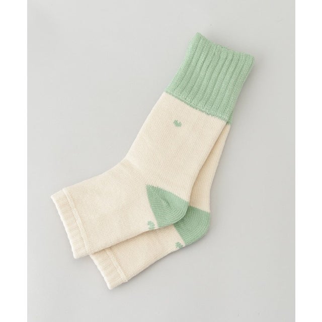 tutum (ツツム) おやすみ温ソックス GR×BE （その他）