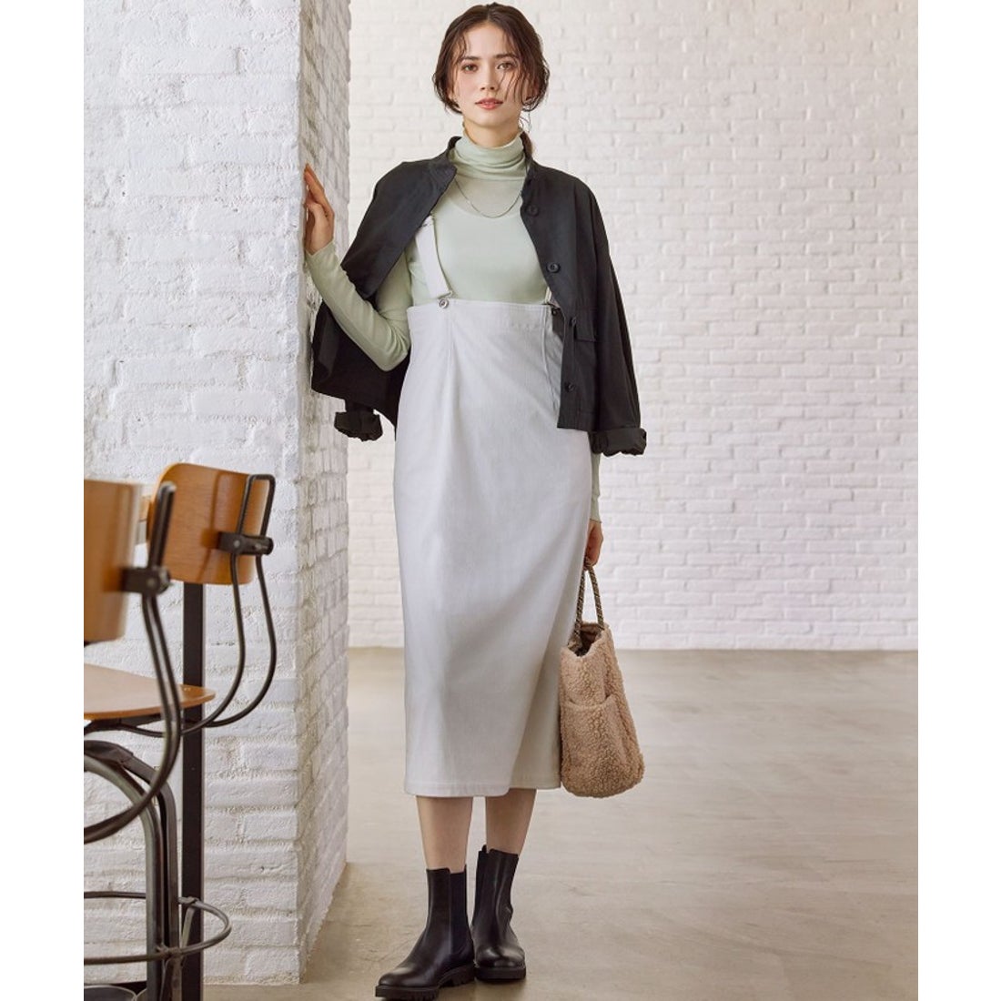ニジュウサンク 23区 【SLOW/一部店舗限定】ソフトコーデュロイ 