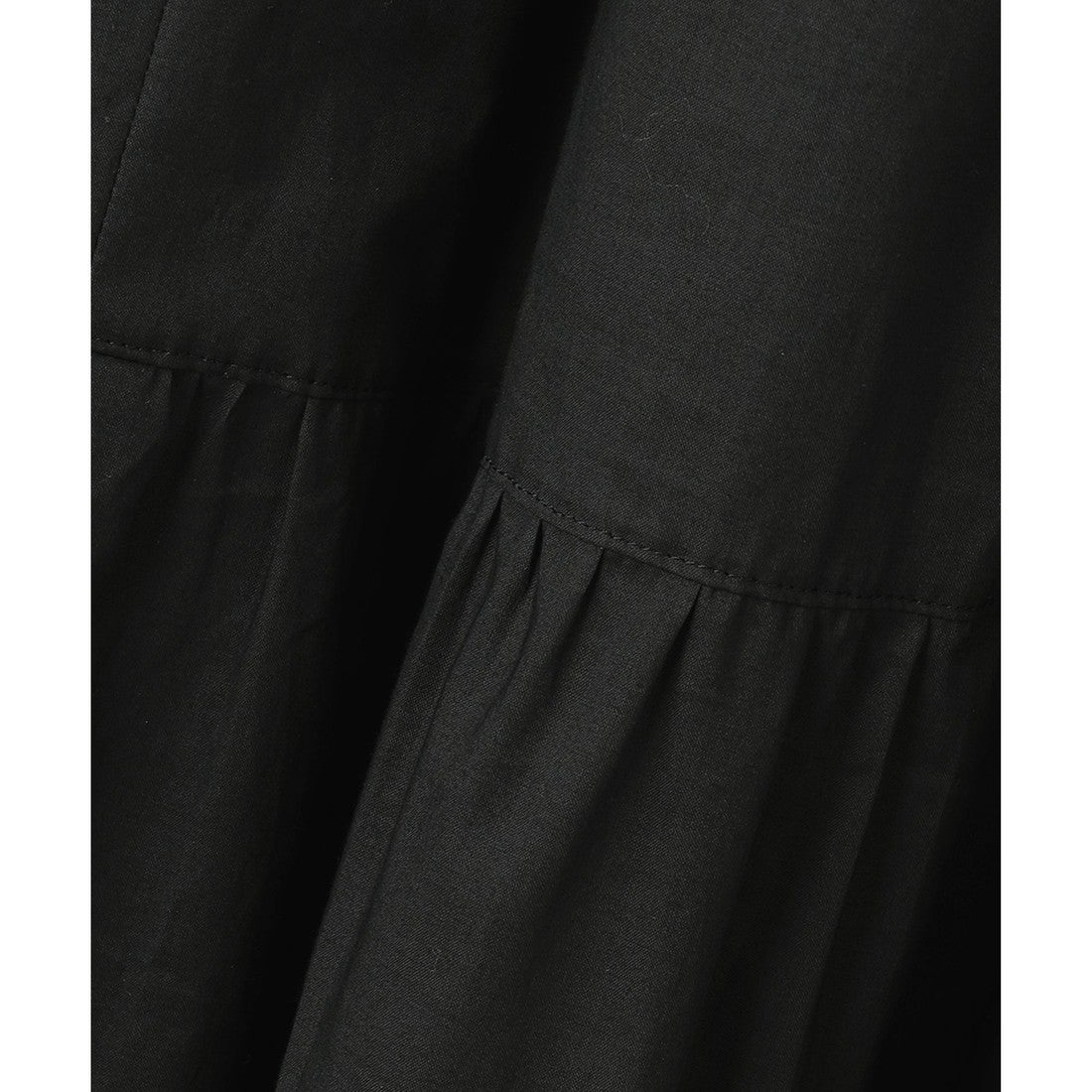 23区 【WEB限定】ソフトコットンローン ティアード ワンピース 