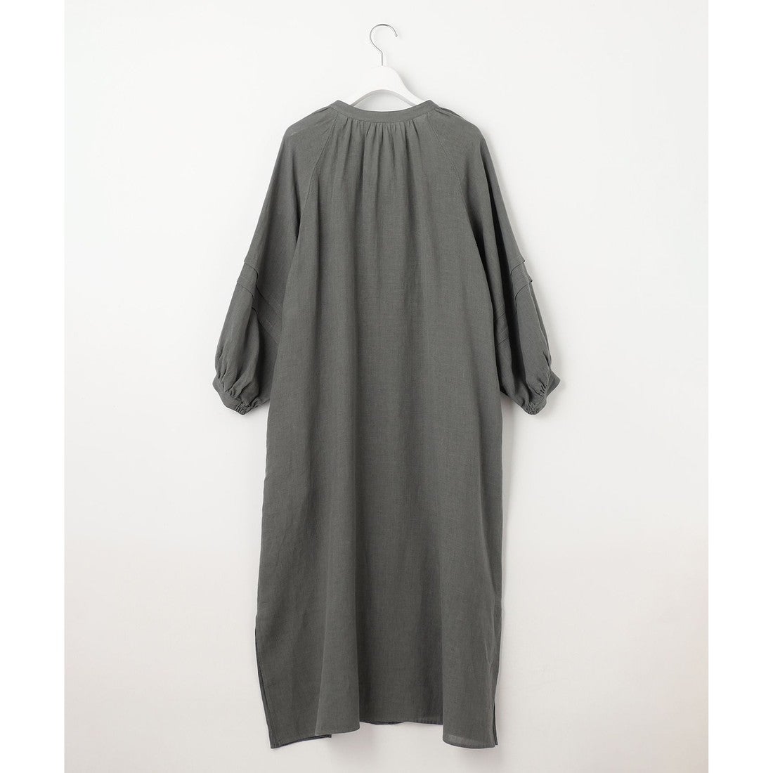 23区 24ss 【洗える】LIBECO カフタンワンピース M 黒 リネン 23区 【洗える】LIBECO カフタン ワンピース （ブラック系