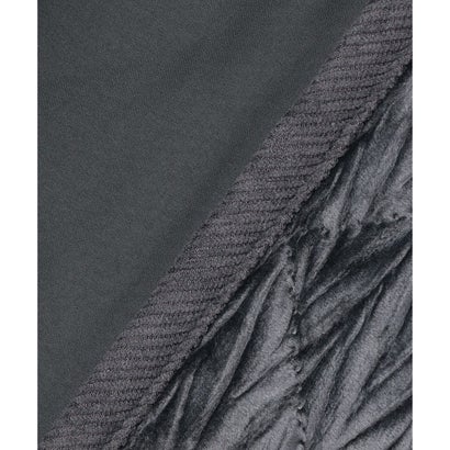 ベロアキルト ノーカラージャケット （グレー系）｜詳細画像