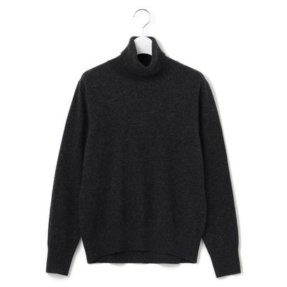 23区 【一部予約/見上愛さん着用】ピュアカシミヤ タートルネック ニット （ライトグレー系）｜詳細画像
