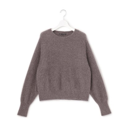 23区 フォックスカシミヤファー クルーネック ニット （レッド系）｜詳細画像