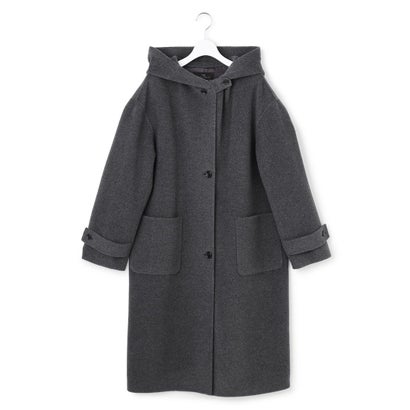 23区 【先行予約】MANTECOPureリバー フーデッド ロングコート （モカ系）｜詳細画像