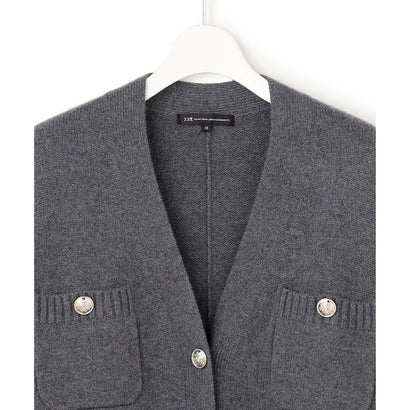 【見上愛さん着用/WEB&一部店舗限定カラーあり】カシミヤブレンド ジャケットライク カーディガン （[WEB&一部店舗限定]レッド系）｜詳細画像