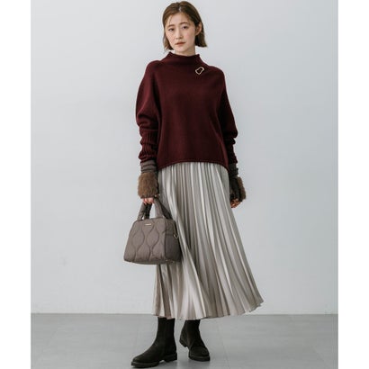 【WEB&一部店舗限定カラーあり】カシミヤブレンド ロールネック ニット （[WEB&一部店舗限定]イエロー系）｜詳細画像