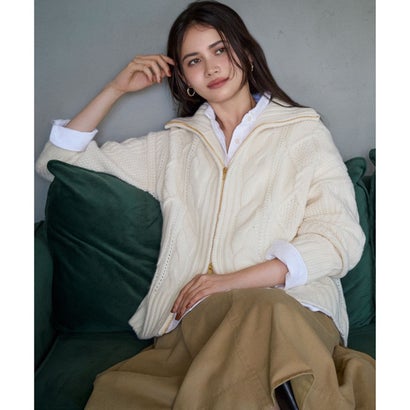 【SLOW/一部店舗限定】カフス刺繍  レタリングオックス シャツ （サックス×モカ刺繍系）｜詳細画像