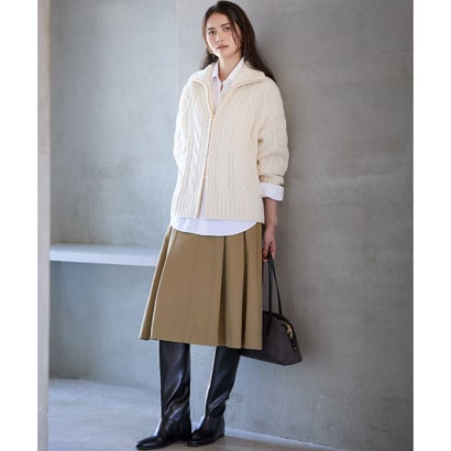 【SLOW/一部店舗限定】カフス刺繍  レタリングオックス シャツ （サックス×モカ刺繍系）｜詳細画像