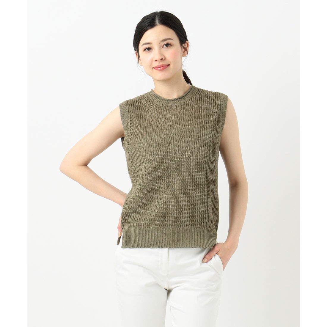 23区 大きいサイズ 洗える フレンチフラックスノースリーブニット ベージュ系 ファッション通販 Fashion Walker 23区 大きいサイズ 洗える フレンチフラックスノースリーブニット ベージュ系 ファッション通販 Fashion Walker