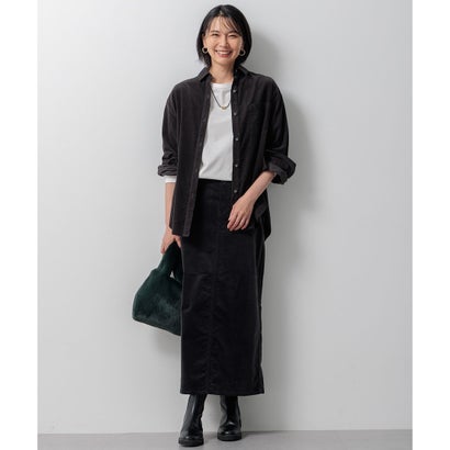 【中村アンさん着用】コットンベアジャージー ロング Tシャツ(番号2G37) （ホワイト系）｜詳細画像