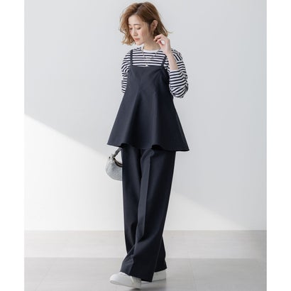 【中村アンさん着用】コットンベアジャージー ロング Tシャツ(番号2G37) （ホワイト系）｜詳細画像
