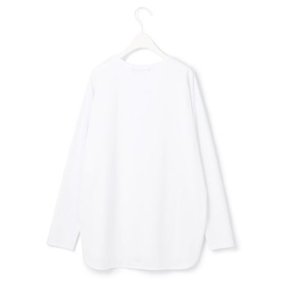 【中村アンさん着用】コットンベアジャージー ロング Tシャツ(番号2G37) （ホワイト系）｜詳細画像