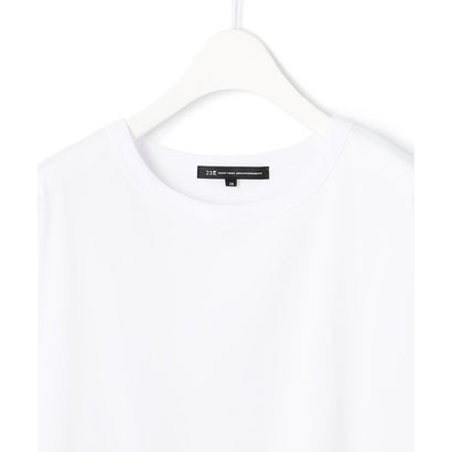 【中村アンさん着用】コットンベアジャージー ロング Tシャツ(番号2G37) （ホワイト系）｜詳細画像