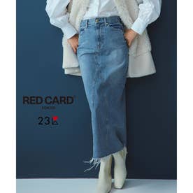 【RED CARD TOKYO×23区】デニム Iライン スカート （ライトブルー）