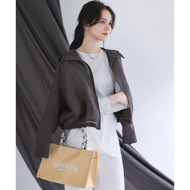 【SLOW/一部店舗限定】シアーフォルム ブルゾン （グレー系）