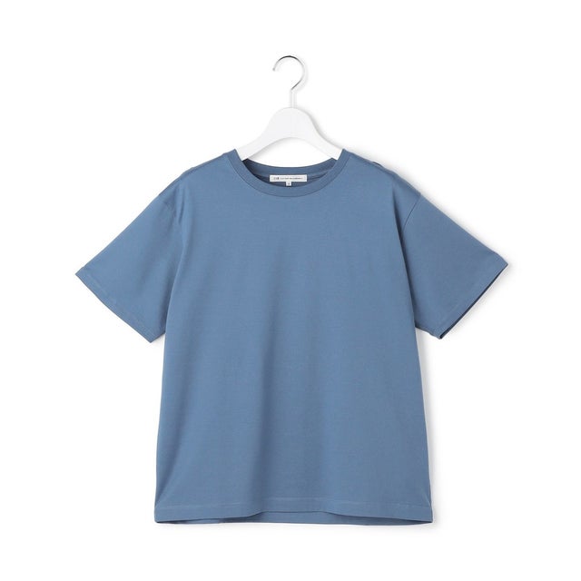 シルキータッチ ベーシック Tシャツ （ダルブルー系）