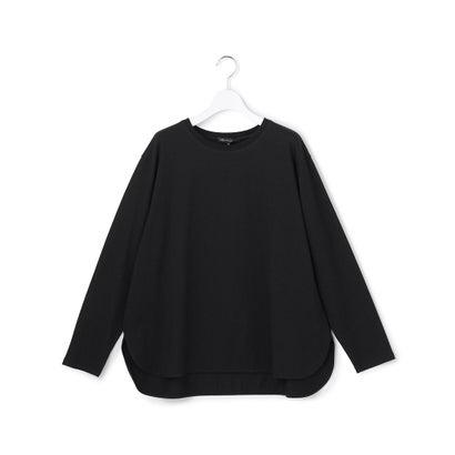 【Lサイズ限定】ナチュラルコットンベア ロングTシャツ （ネイビー×ホワイト系）｜詳細画像