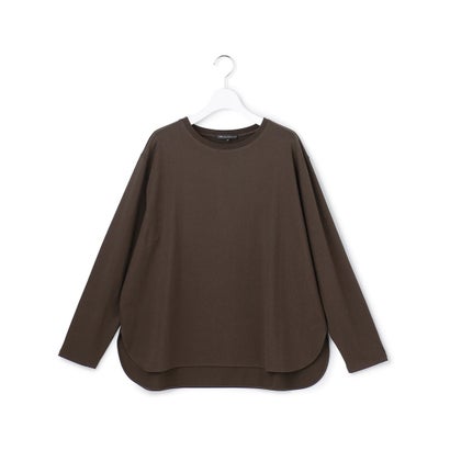 【Lサイズ限定】ナチュラルコットンベア ロングTシャツ （ネイビー×ホワイト系）｜詳細画像