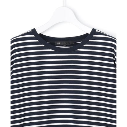 【Lサイズ限定】ナチュラルコットンベア ロングTシャツ （ブラック系）｜詳細画像