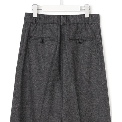 ウールMIXツイード ワイドパンツ （チャコール系）｜詳細画像
