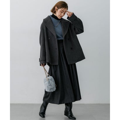 MANTECOPureリバー ショートコート （オートミール系）｜詳細画像